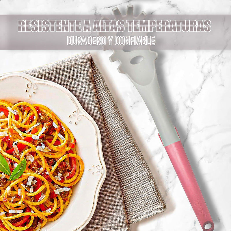 Tenedor De Fideos Cuchara Para Pastas Keep Servidor Pasta Gris