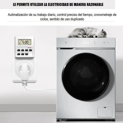 Enchufe Timer Digital Programable Temporizado 24h Timer Enchufe Digital Okshop Enchufe Digital Enchufe Programable Temporizador Dimmer 24hrs Enchufe Inteligente Timer Digital Programable