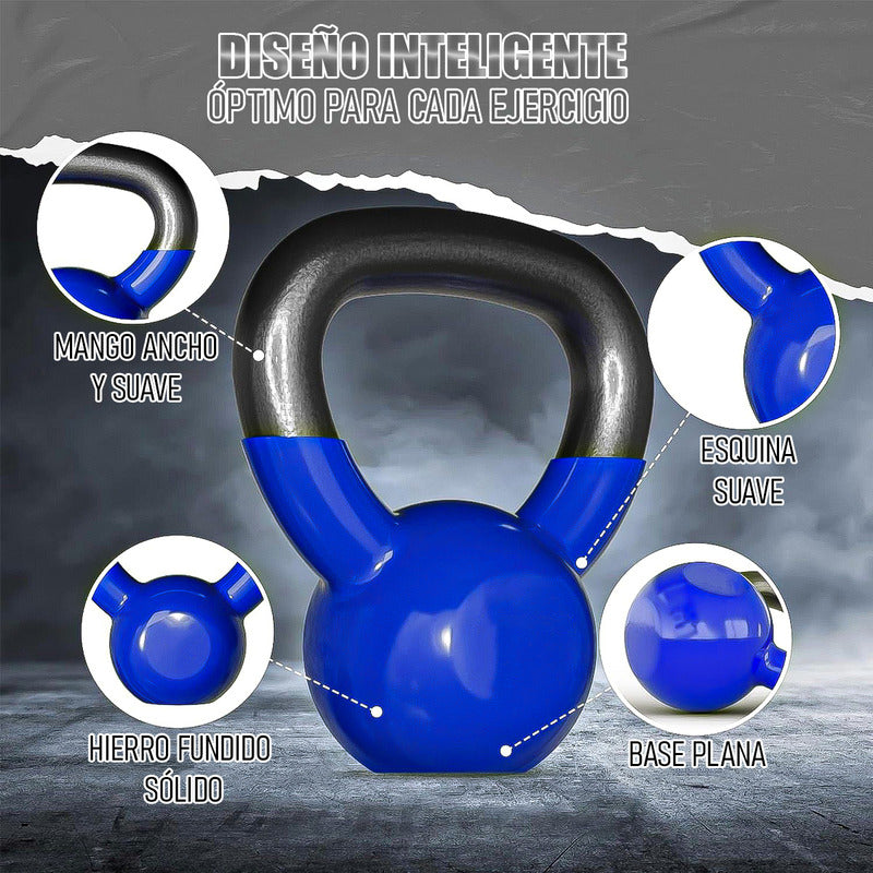Pesa Rusa 4 Kg Pesas Kettlebell 4 Kg Pesa Rusa Crossfit Pesa Azul