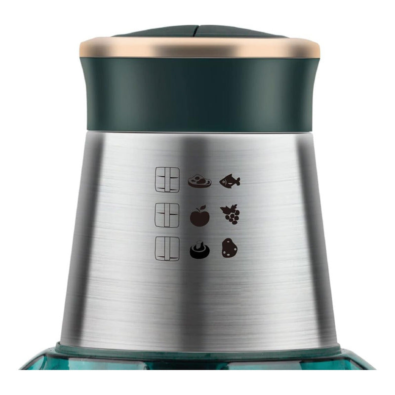 Procesador De Alimentos Picadora Procesadora Alimentos 2l Verde