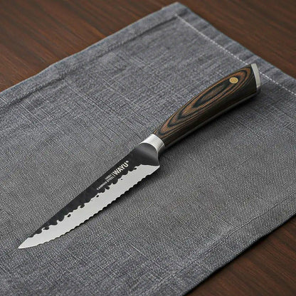 Set 6 Cuchillos Hammer Cuchillos Wayu Cuchillos Acero Wayu Wayu