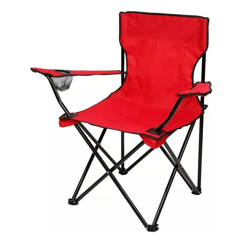 Silla Plegable Silla De Playa Camping Porta Vaso Portatil Silla Plegable Camping Poliester Okshop Silla De Playa Plegable Sillas Playeras Plegables Silla Camping Plegable Sillas Plegables Rojo