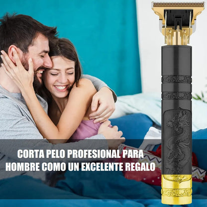 Afeitadora Eléctrica Multifuncional Okshop Inalámbrica Negro/dorado R.428