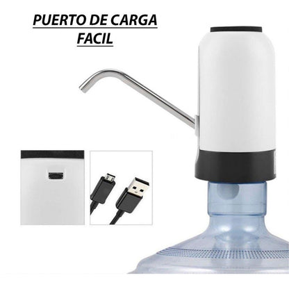 Dispensador De Agua Electrico Usb Recargable Botella Envase