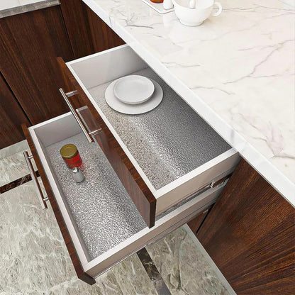 Papel Antigrasa Para Cocina 3 Metros Papel Pegatina Aluminio Papel Aluminio Cocina 3x0,6m Antideslizante Papel Papel Vinilo Cocina Adhesivos Decorativos Para Paredes Diseño 1 Okshop