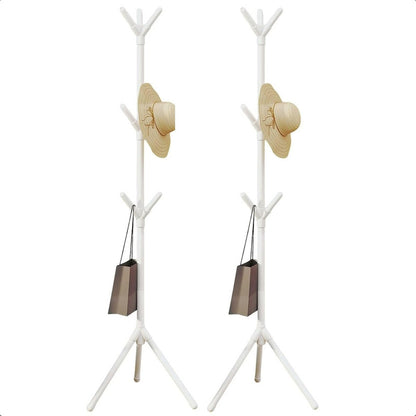 Pack 2 Colgador Ropa Colgadores Colgador Organizador De Ropa Blanco