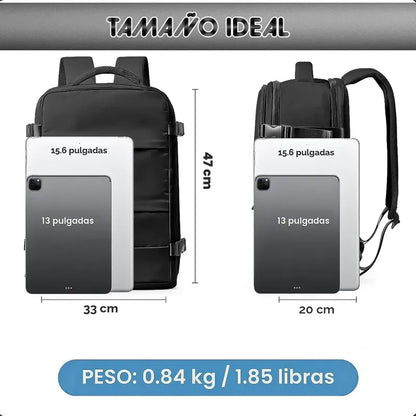 Mochila Deportiva Okshop Rosa Con Puerto Usb Y Compartimento Para Laptop De 15.6