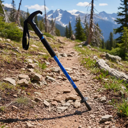 Baston Trekking Bastones De Trekking Baston Con Mango Baston Azul
