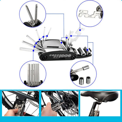 Kit Reparación Neumático Bici Antipinchazos Okshop 11 Piezas