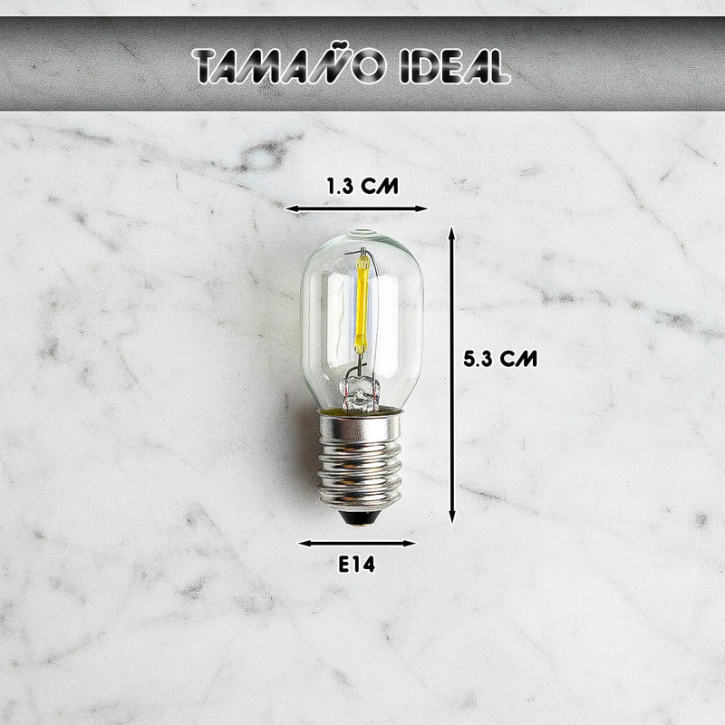 Pack 10 Ampolletas Led E14 Ampolleta 2.5w Ampolletas Led Calida