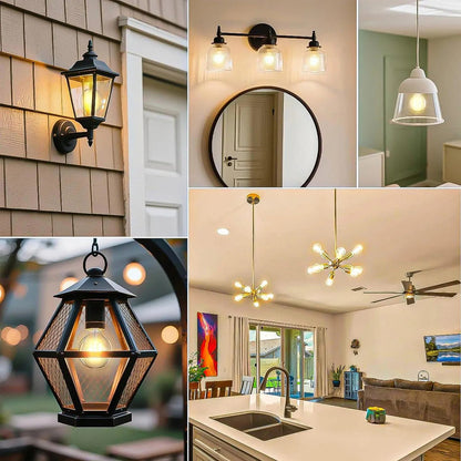 Pack 4 Ampolleta Led 6w Ampolleta Vintage Bombilla Led E27 Ampolletas Led E27 600lm Regulable Ampolleta E27 Led Vintage Edison 6w Luces Para Cocina 220v Adaptable Salones Okshop Calida