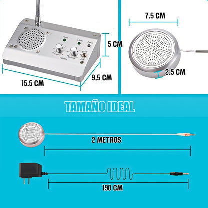 Microfonos Amplificadores Intercomunicador Bancos Citofonos Gris/redondo