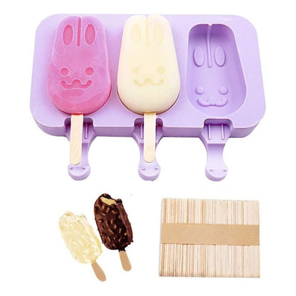 Moldes Para Helados Molde Silicona Helado Paleta De Helado