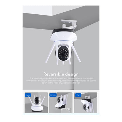Cámaras De Vigilancia Ip Camara Wifi Casa Monitor Bebe Video Blanco