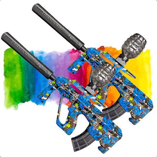 Pistola Hidrogel Pistola Pack 2 Juguete Pistola Automática Azul