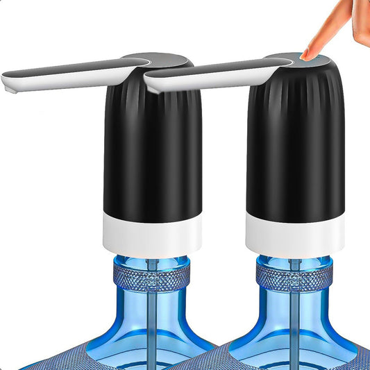 Dispensador De Agua Eléctrico Portátil Okshop Para Bidón 5 Galones Negro X2