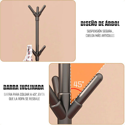 Pack 2 Colgador Ropa Colgadores Colgador Organizador De Ropa Blanco