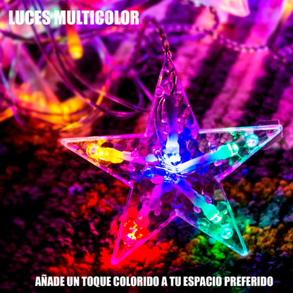 Luces Navideñas Luces Led Luces Cascada Guirnalda Multicolor