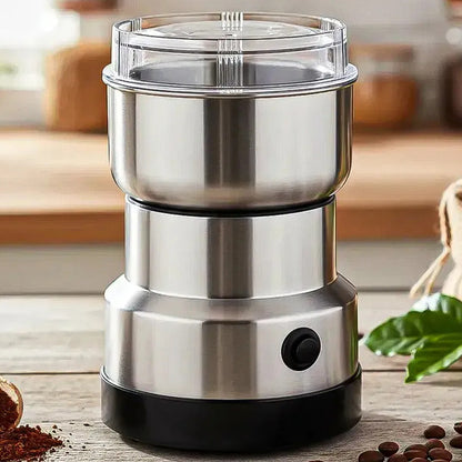 Molinillo De Café Eléctrico Molino De Granos Molinillo Cafe Okshop Molinillo De Café Eléctrico 150w Molinillo De Cafe... Gris