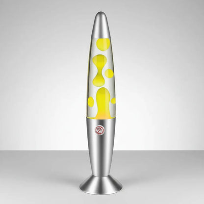Lámpara De Lava Lampara De Mesa Lampara Lava 40cm Lampara Gris Amarillo