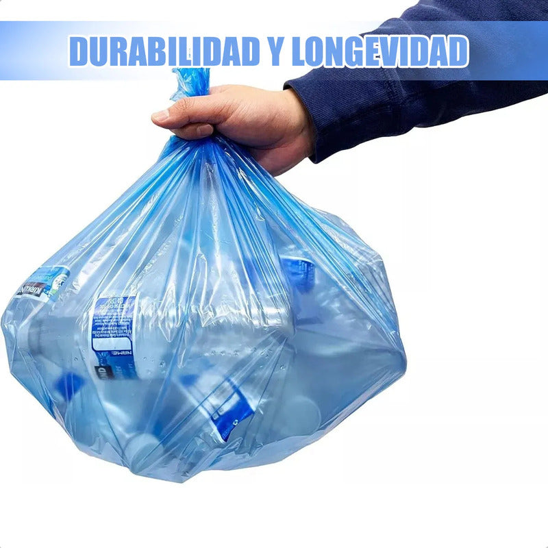 Bolsas De Basura Bolsa Basura 50x60 Cm Bolsas Plasticas 300u Bolsas Plasticas Transparentes De Basura Multifuncional Bolsa Plástica Mediana 300 Unidades Oficinas Polietileno Okshop