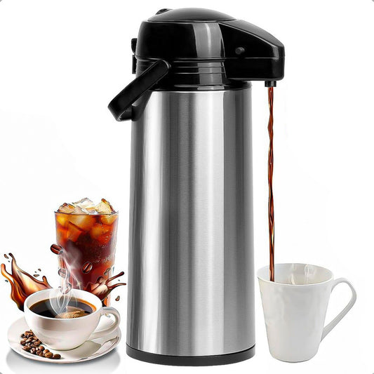Termo Sifon Termo 1.9 L Termo Para Cafe Termo Agua Caliente Negro/gris