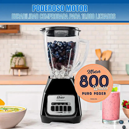 Licuadora Oster De Vidrio, 1.5 L Y 800 W En Verde