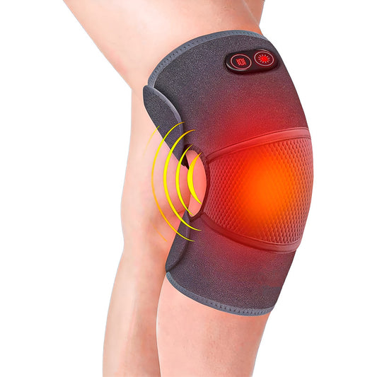 Rodillera Calentadora Masajeador Rodilla Rodillera Termica Gris L