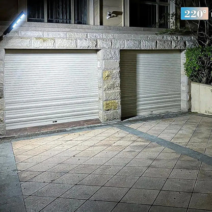 Foco Led Solar Foco Solar Exterior Focos Foco Solar 900w Negro Blanco Frío