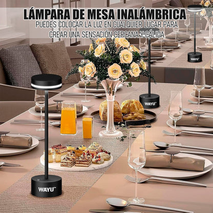 Lámpara Led Quincho Usb Wayu Portátil Recargable Magnética Negro Blanco