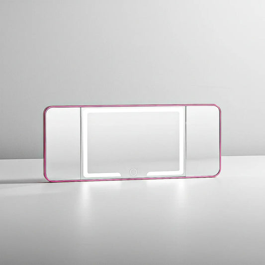 Espejo Maquillaje Auto Espejo Para Viscera Auto Espejo Led Rosa