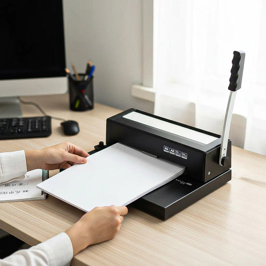 Anilladora Espirales Anilladora Perforadora Encuadernadora Negro