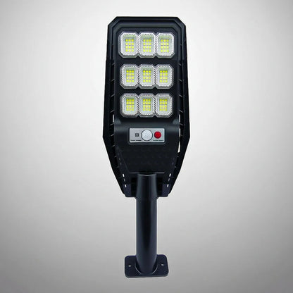 Foco Led Solar 100w Focos Exterior Con Sensor Solares Foco Negro Blanco Frío