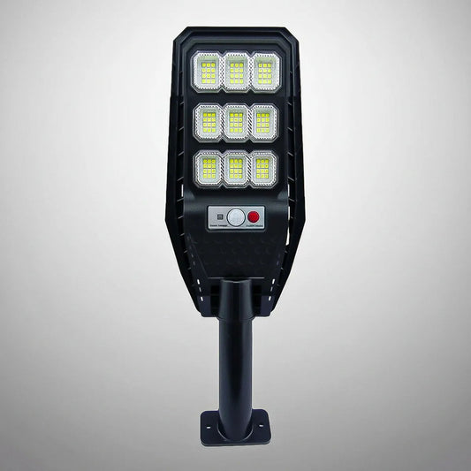 Foco Led Solar 100w Focos Exterior Con Sensor Solares Foco Negro Blanco Frío