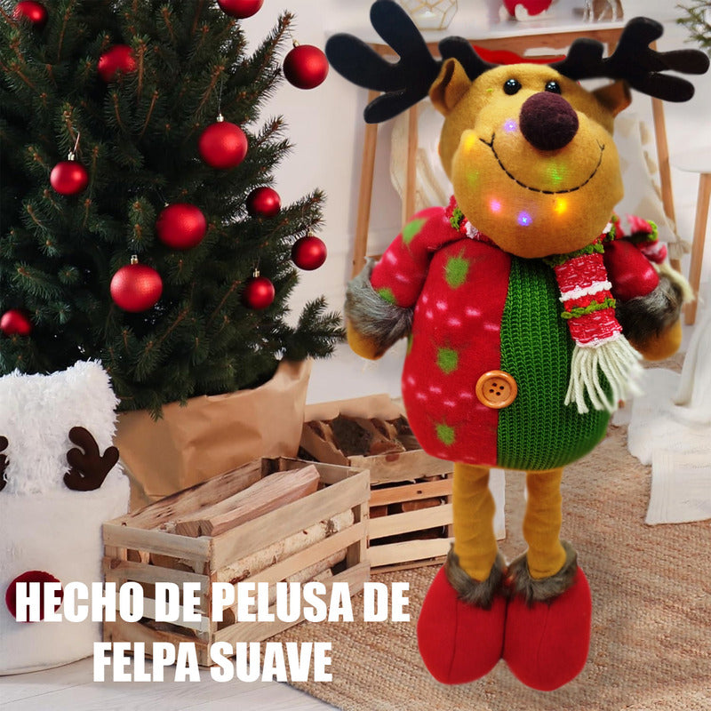 Monos Patas Largas Navidad Pascuero Reno Muñecos Navideños