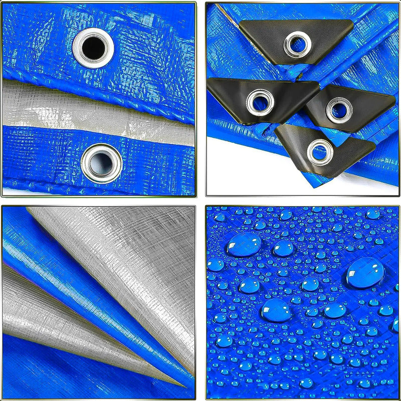 Toldo 4x5 Metros Lona Impermeable Lona Toldo 4x5 Cubierta Azul