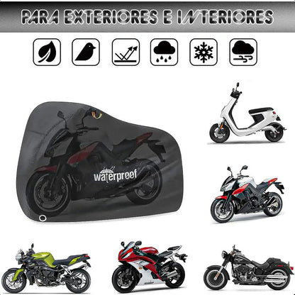 Funda Para Bici Protector Motocicleta Funda Moto Impermeable Negro