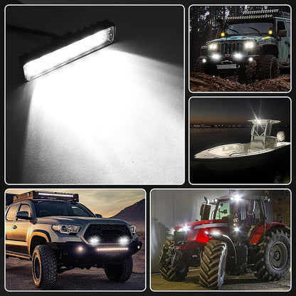 Focos Neblineros Led Faros Led Pack 2 Neblineros Barra Auto Negro