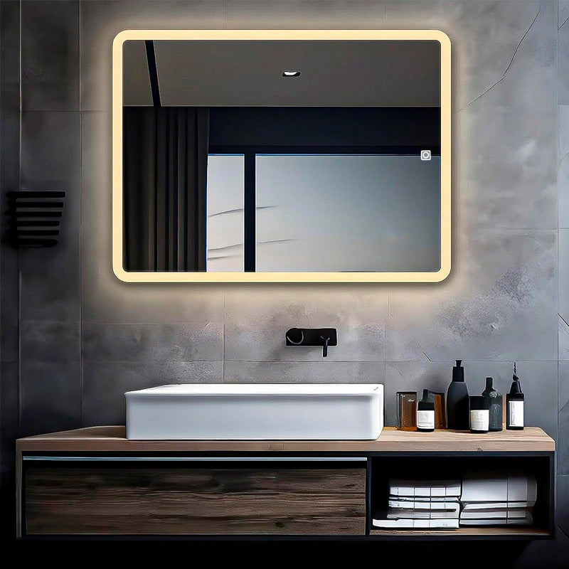 Espejo Led Espejo Rectangular Espejo De Baño Espejo Tactil Vidrio