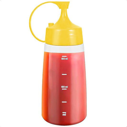 Botella De Salsa Envase Para Ketchup Envase Salsero 180 Ml Amarillo