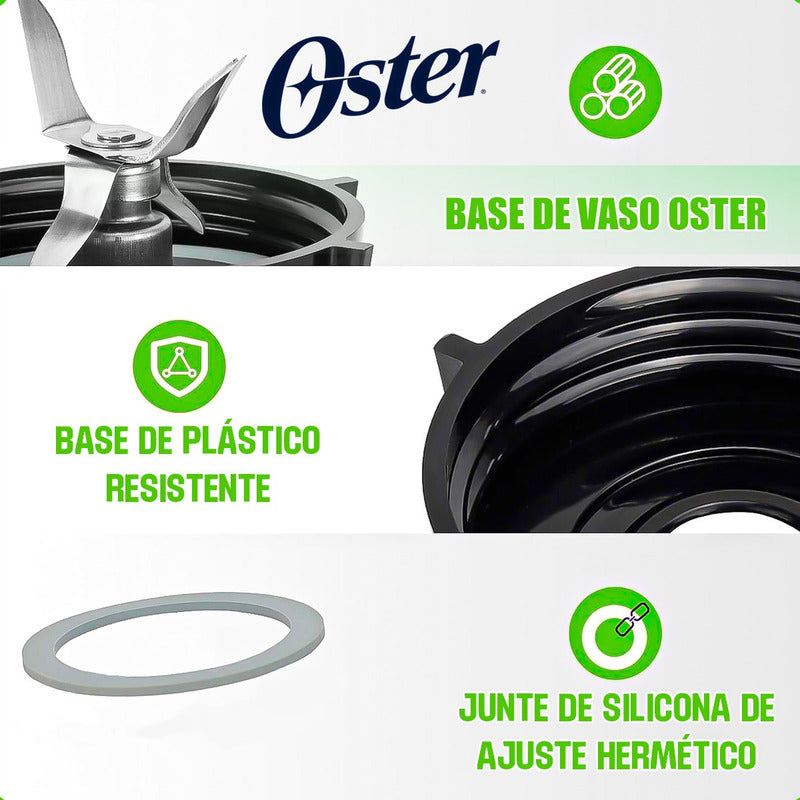 Base De Vaso Oster Base Para Licuadora Oster Repuestos Oster Negro