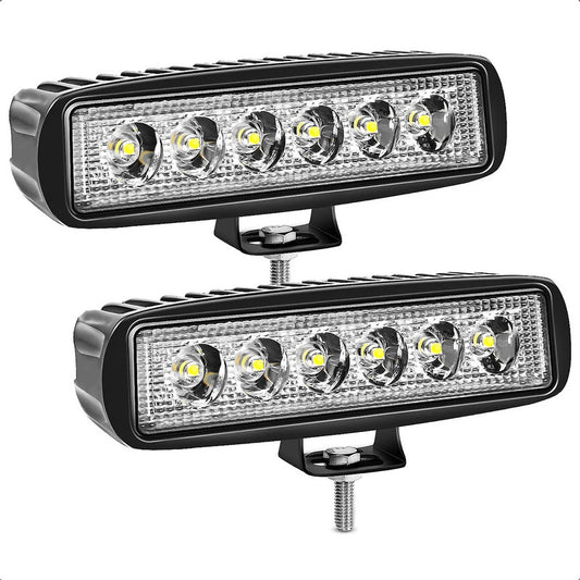 Focos Neblineros Led Faros Led Pack 2 Neblineros Barra Auto Negro
