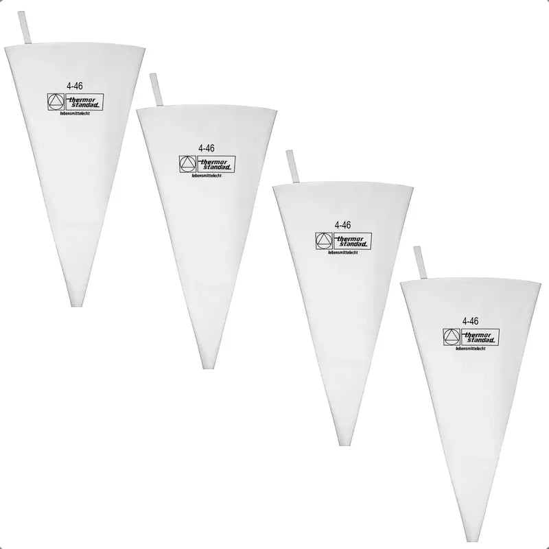 Pack 4 Mangas Reposteria Manga Pastelera De Tela 46cm Mangas Blanco
