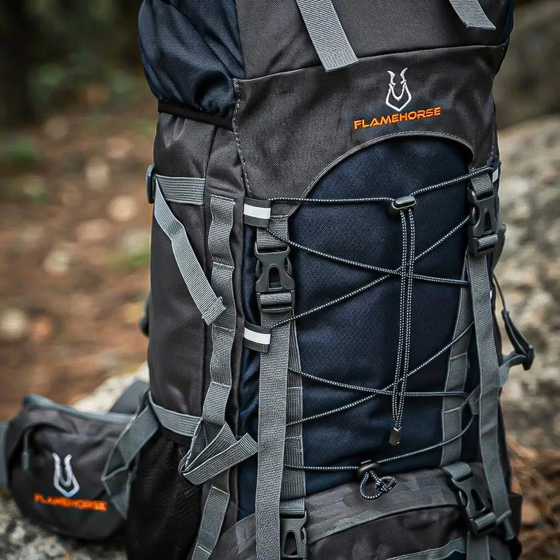 Mochila Camping 60l Mochila Para Montañismo Mochila Trekking Azul