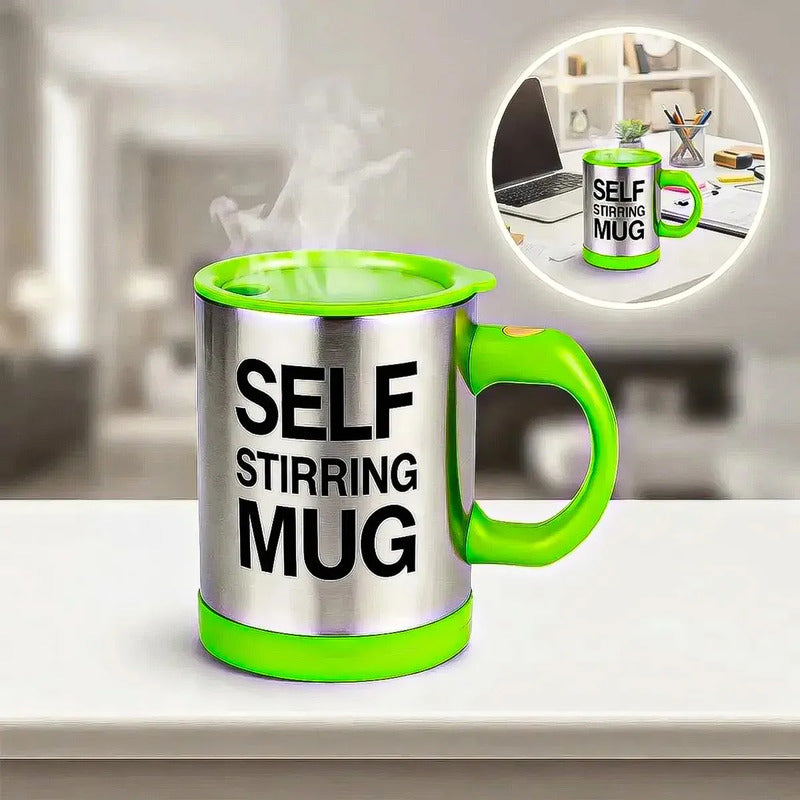 Taza Cafe Taza Para Cafe Taza Café Eléctrica Taza Agitador Verde Removedor Verde Okshop Tazas Mezcladoras Eléctricas Vaso Agitador Automático Taza Batidora Verde Tazas Electricas Tazas Okshop Liso