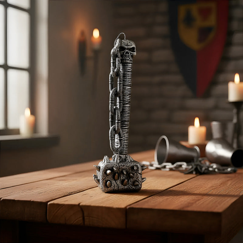 Juguete Plástico De Halloween Maza Mangual Con Cadena