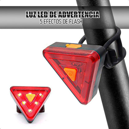 Luz Bicicleta Usb Luz Bicicleta Trasera Luces Bici Luces Led Negro