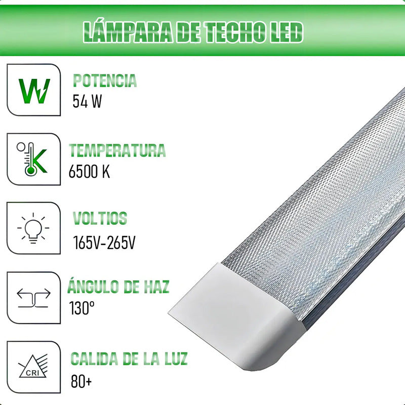 Lamparas Para Techo Barra Led Regleta Led Lampara Led Techo Lampara De Techo Regleta Led Lampara Regleta Plana Lámparas De Techo Lampara Led Blanco