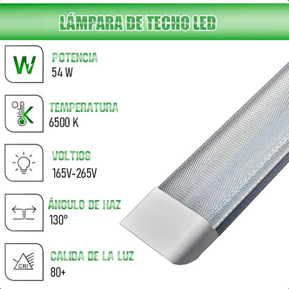 Lamparas Para Techo Barra Led Regleta Led Lampara Led Techo Lampara De Techo Regleta Led Lampara Regleta Plana Lámparas De Techo Lampara Led Blanco