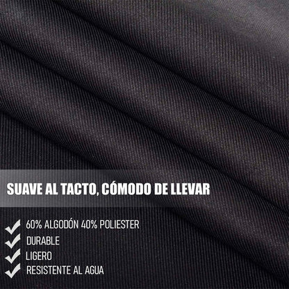 Delantal Parrillero Wayu Pechera Cocina Mandiles Cocina Wayu Negro Wayu